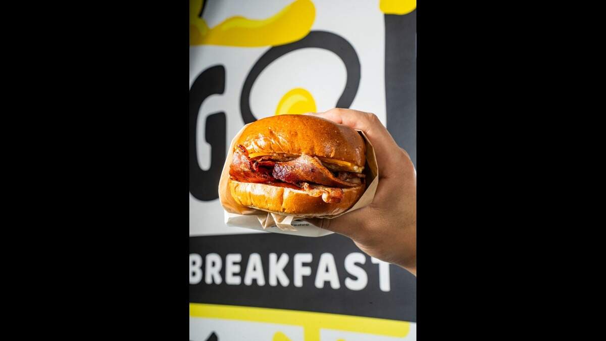 A bacon, egg and cheese sandwich on a milk bun is on the menu at EggBred. The restaurant founded by Albert Shim, a chef who appeared on “Chopped,” and other TV shows is planning a location in Clovis.